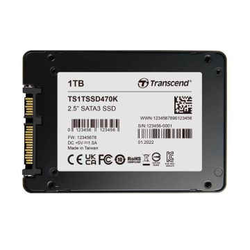 Transcend SSD470K - SSD - 1 TB - interní - 2.5 - SATA 6Gb/s (TS1TSSD470K) thumbnail