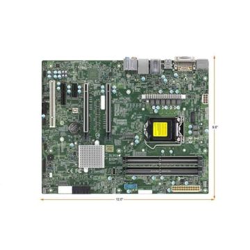 Super Micro SUPERMICRO X12SAE - Motherboard - ATX - LGA1200-Sockel - W480 - USB-C Gen2, USB 3.2 Gen 1, USB 3.2 Gen 2 - Gigabit L (MBD-X12SAE-O) thumbnail