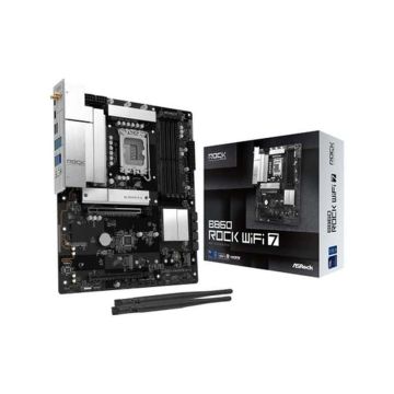 ASROCK B860 Rock WiFi 7 DDR5 Intel S1851 retail (90-MXBUA0-A0UAYZ) thumbnail