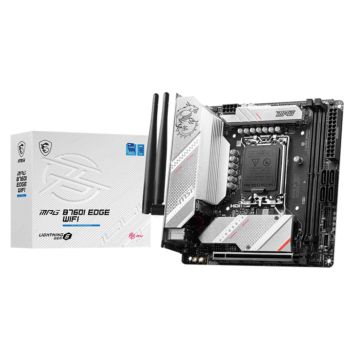 MSI MPG B760I EDGE WIFI moederbord Intel B760 LGA 1700 mini ITX (MPG B760I EDGE WIFI) thumbnail