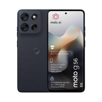 Motorola moto g56 5G 17,1 cm (6.72") Hybride Dual SIM Android 15 USB Type-C 8 GB 256 GB 5200 mAh Zwart (PB7Y0069SE) thumbnail