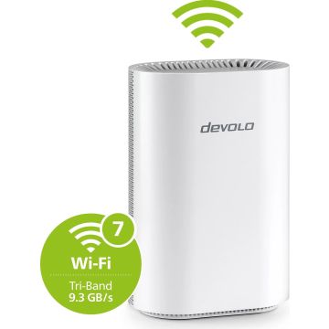 devolo WiFi 7 BE9300&nbsp;Router BE9300 Triband, 1x 2.5G WAN/LAN, 3x 1G LAN, Mesh-Funktionalität (7279) thumbnail