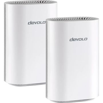 devolo WiFi 7 BE6500 Mesh System 2er Pack BE6500 Dualband, 1x 2.5G WAN/LAN und 3x 1G LAN (pro Einheit) (7301) thumbnail