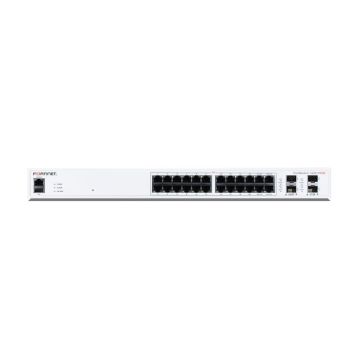 Fortinet FortiSwitch-124F is a performance/price competitive switch with 24x GE port + 4x SFP+ port + 1x RJ45 console. Fanless d (FS-124F) thumbnail