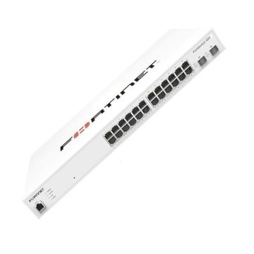 Fortinet Layer 2/3 FortiGate switch controller compatible PoE+ switch with 24 x GE RJ45 ports, 4 x 10 GE SFP+, with automatic Ma (FS-424E-FPOE) thumbnail
