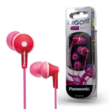Panasonic RP-HJE 125 E-P In-Ear-Headphones pink (RP-HJE125E-P) thumbnail