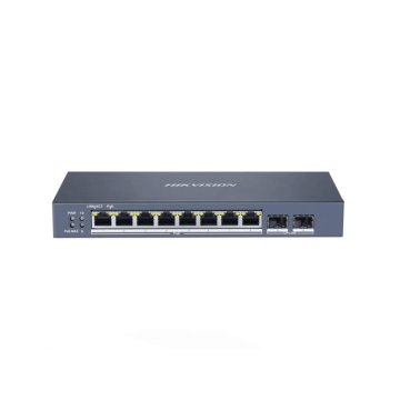 Hikvision DS-3E1510P-EI Managed Gigabit Ethernet (10/100/1000) Power over Ethernet (PoE) Gray (DS-3E1510P-EIV2) thumbnail