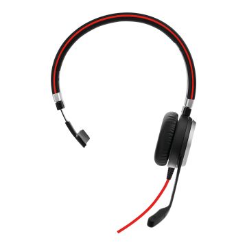 Jabra Evolve 40 Headset Bedraad Hoofdband Kantoor/callcenter USB Type-C Zwart (6393-823-189) thumbnail