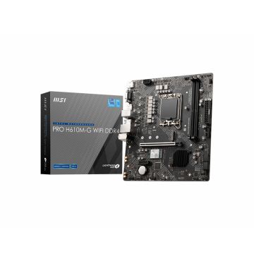 MSI PRO H610M-G WIFI DDR4 moederbord Intel H610 LGA 1700 micro ATX (PRO H610M-G WIFI DDR4) thumbnail