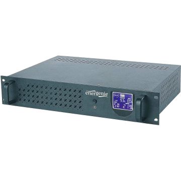 GEMBIRD UPS-RACK-1500 Gembird UPS Line-In 1500VA RACK 19 34U, 4xIEC 230V OUT,IEC14 IN,RJ11,USB, LCD (UPS-RACK-1500) thumbnail