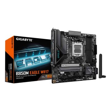 GIGABYTE B850M EAGLE WIFI7 AMD B850 Socket AM5 micro ATX (B850M EAGLE WF7) thumbnail