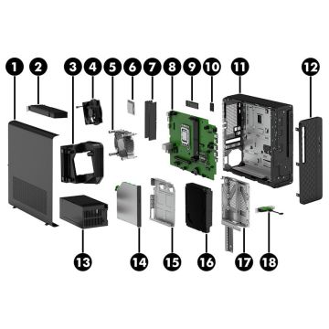 HP SPS-WU BASE T550/W10/CELERON/64GF/8GR (N75121-001) thumbnail