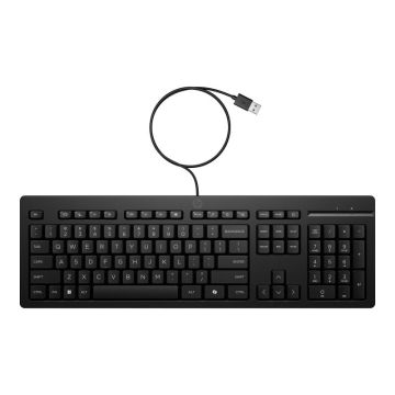 HP SPS-KEYBOARD HP 125 G2 WD USB BULG (P21347-261) thumbnail