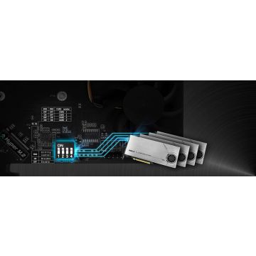 ASRock Hyper Quad M.2 Card PCIe Gen4 x16 für 4x SSD (90-MCA0G0-A0UAYZ) thumbnail