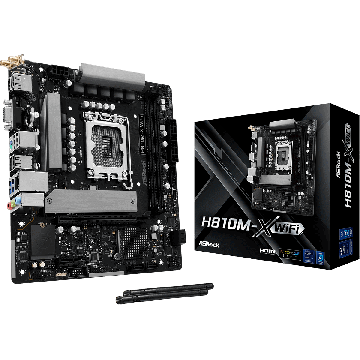 ASRock H810M-X WiFi             1851 mATX HDMI/DP       DDR5 (90-MXBS60-A0UAYZ) thumbnail