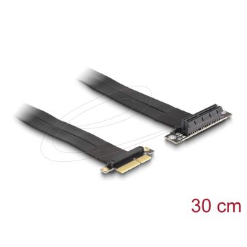 Delock Riser Karte PCI Express x8 Stecker zu x8 Slot mit Kabel 60 cm (88030) thumbnail
