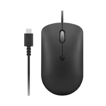 Lenovo GY51D20875 muis Kantoor Ambidextrous USB Type-C Optisch 2400 DPI (GY51D20875) thumbnail