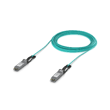 Ubiquiti Long-range QSFP28 direct max data rate. 5M (UACC-AOC-QSFP28-5M) (UACC-AOC-QSFP28-5M) thumbnail