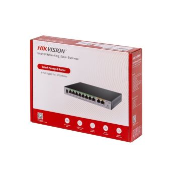 HIKVISION DS-3WG210GP-SI PoE Router All-in-One-Router 10 PoE-Ports (DS-3WG210GP-SI) thumbnail