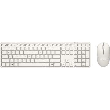 DELL Pro 5 KM526 toetsenbord Inclusief muis Thuis/Werk RF Draadloos QWERTY US International Wit (KM526-LT-INT) thumbnail