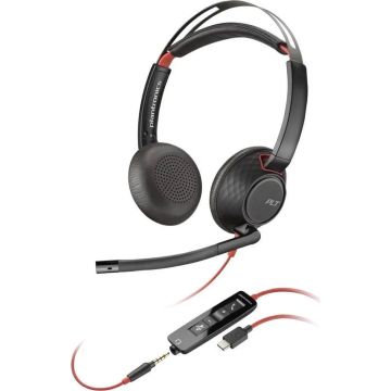 HP Poly Blackwire 5220 Stereo Headset On-Ear (80R97A6) thumbnail