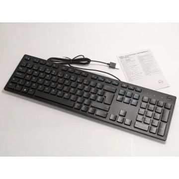 Dell KB216 USB-Tastatur mit Kabel, Schwarz, BB, Rusty, UK, Win 11 Liteon, EMEA (66M5G) (66M5G) thumbnail