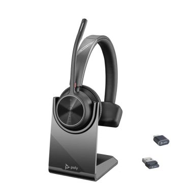 HP Poly Poly Voyager 4300 UC Series 4310 - Für Microsoft Teams - Headset - On-Ear - Bluetooth - kabellos - USB-A - Zertifiziert  (218471-02) thumbnail