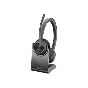 HP Plantronics Poly BT Headset Voyager 4320 UC Stereo USB-C mit Stand (218479-01) (218479-01) thumbnail