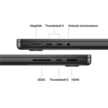 Apple MacBook Pro 14 M5 Pro/15C CPU 16C GPU/24GB/1TB SSD - Space Black (MGDR4ZE/A) thumbnail