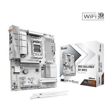 ASROCK B850M Challenger WiFi DDR5 AM5 White 90-MXBU50-A0UAYZ retail (90-MXBU50-A0UAYZ) thumbnail