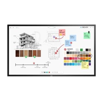 NEC MultiSync M751 IGB interactief whiteboard 190,5 cm (75") 3840 x 2160 Pixels Touchscreen Zwart (60005948) thumbnail