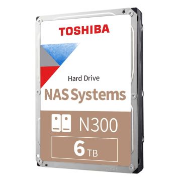 Toshiba 6TB NAS N300 HDWG460UZSVA Gold 7200RPM 256MB (HDWG460UZSVA) thumbnail