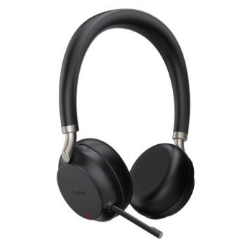 Yealink BH72 Headset Bedraad Hoofdband Oproepen/muziek USB Type-A Bluetooth Zwart (BH72UCBLACKUSB-A) thumbnail