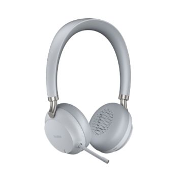 Yealink BH72 Headset Bedraad en draadloos Hoofdband Oproepen/muziek USB Type-A Bluetooth Licht Grijs (BH72UCLIGHTGRAYUSB-A) thumbnail