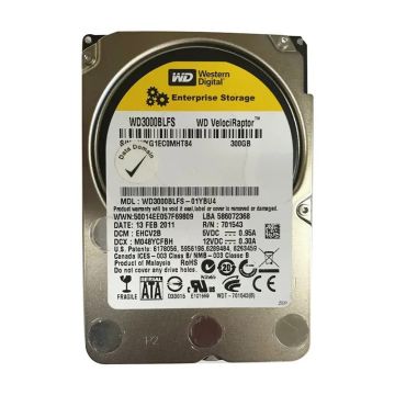 HP 300GB 10K 3G MDL SFF SATA HDD (WD3000BLFS-RFB) thumbnail