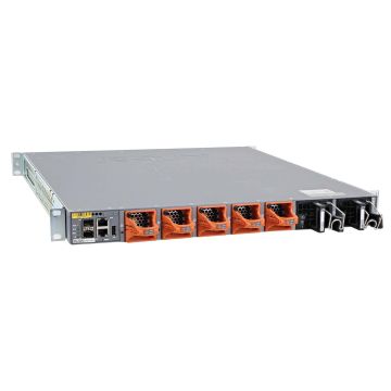 Juniper QFX5100, 48 1G/10G RJ-45 ports, 6 QSFP, 2 AC PSU, Port to PSU airflow (QFX5100-48T-AFO) thumbnail