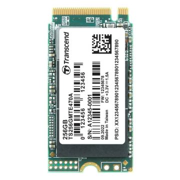 Transcend MTE470A 256GB SSD M.2 2242 (TS256GMTE470A) (TS256GMTE470A) thumbnail