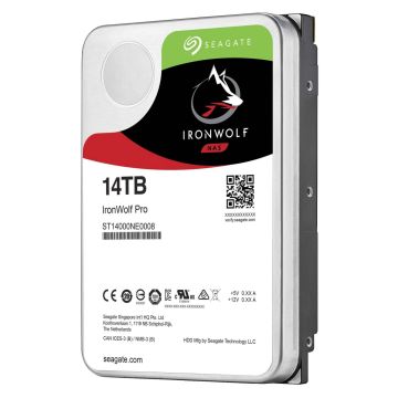Seagate IronWolf Pro interne harde schijf 14 TB 7200 RPM 256 MB 3.5" SATA III (ST14000NE0008) thumbnail