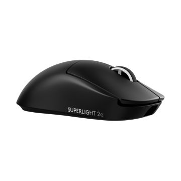 Logitech G PRO X SUPERLIGHT 2C - Maus - 5 Tasten - kabellos, kabelgebunden - 2.4 GHz, USB - Schwarz (910-007531) thumbnail