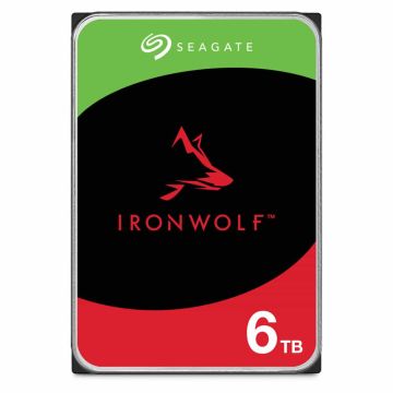 Seagate IronWolf ST6000VN006 interne harde schijf 6 TB 5400 RPM 256 MB 3.5" SATA III (ST6000VN006) thumbnail