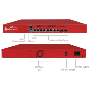 WatchGuard Firebox M295 Firewall inkl. 3 Jahre Total Security Suite (WGM2950083) thumbnail