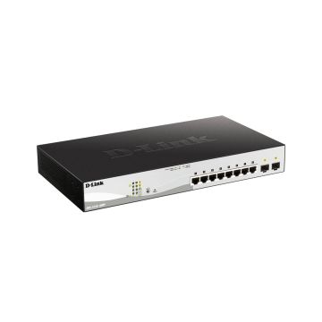 D-Link DGS-1210-10MP netwerk-switch Managed L2/L3 Gigabit Ethernet (10/100/1000) Power over Ethernet (PoE) Zwart (DGS-1210-10MP) thumbnail