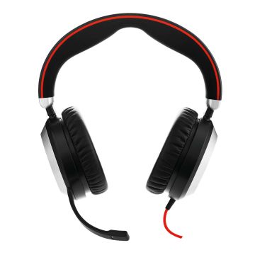 Jabra Evolve 80 Headset Bedraad Hoofdband Kantoor/callcenter Bluetooth Zwart (7899-823-109) thumbnail