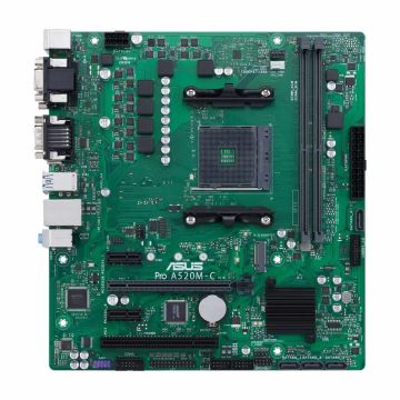 ASUS Pro A520M-C/CSM AMD A520 Socket AM4 micro ATX (90MB1550-M0EAYC) thumbnail