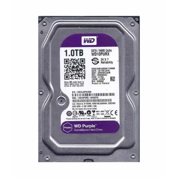 Western Digital WD Purple WD10PURX - Festplatte - 1TB - intern - 8,9 cm (3.5) - IntelliPower - SATA-600 - Puffer: 64MB (WD10PURX (WD10PURX) thumbnail