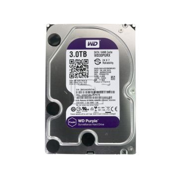 Western Digital WD Purple WD30PURX - Festplatte - 3 TB - intern - 8.9 cm ( 3.5 ) - IntelliPower - SATA-600 - Puffer: 64 MB (WD30PURX) thumbnail