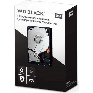 Western Digital WD Black WDBSLA0060HNC - Festplatte - 6TB - intern - 3.5 (8,9 cm) - SATA 6Gb/s - 7200 U/min - Puffer: 256MB (WDB (WDBSLA0060HNC-WRSN) thumbnail