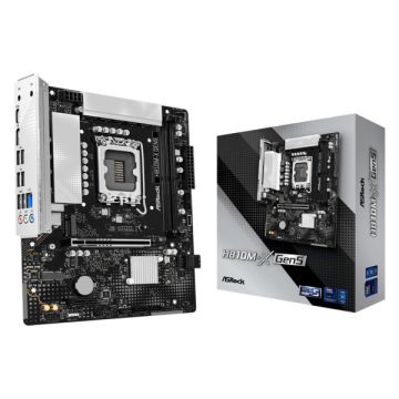 ASRock H810M-P Gen5             1851 mATX HDMI DP      DDR5 (90-MXBUE0-A0UAYZ) thumbnail