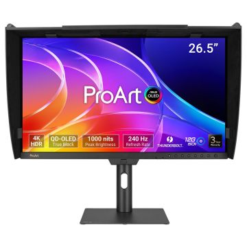 ASUS ProArt OLED PA27USD computer monitor 67,3 cm (26.5") 3840 x 2160 Pixels 4K Ultra HD QD-OLED Zwart (90LM04N0-B01371) thumbnail