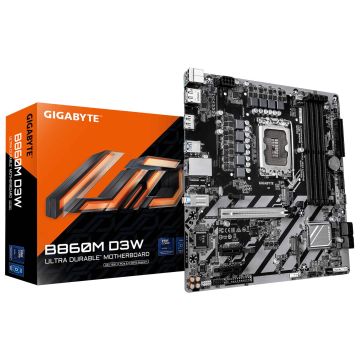 GIGABYTE B860M D3W moederbord Intel B860 LGA 1851 (Socket V1) micro ATX (B860M D3W) thumbnail